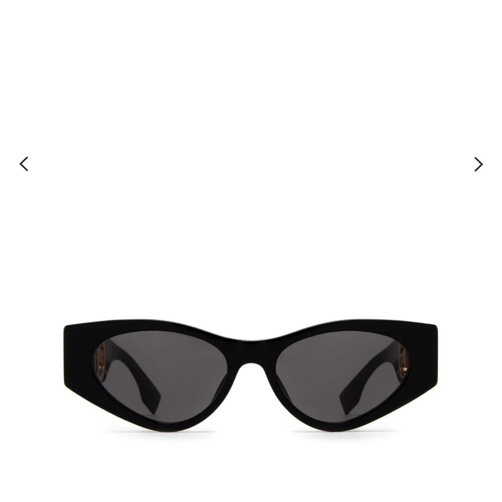 Fendi Black O’Lock Cat-Eye Sunglasses